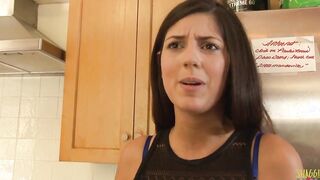 Hottie and attractive dyke three-way into bed with lots of twat eating close ups