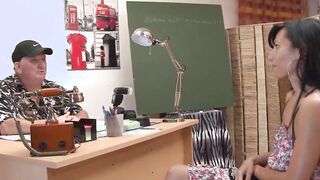 Old with huge boobies tries young rough dick # 6