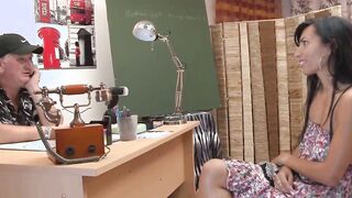 Old with huge boobies tries young rough dick # 6