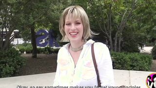 Huge boobies and booty voluptuous blonde mom fucks hardcore!