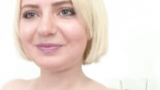 Irresistible Euro blonde pleases her gf with her tight holes