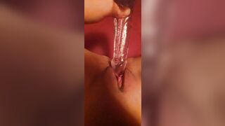 Fucking my soak twat