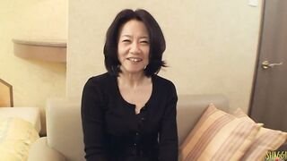 eastern older convinced to fucked so she receives a sloppy cummed into bed Junko Sakashita
