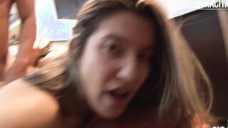 MAMACITAZ - (Charles Gomez, Ana Mesa) - Long Booty And Jugs Hispanic mom Boned Rough Into The Kitchen
