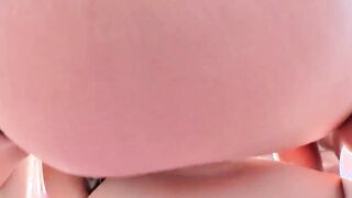 Beauty FFM three-way with fake-cock