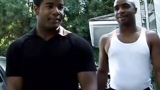 Long butt ebony chick Janae Fox Loves Sucking Off Raw Cock