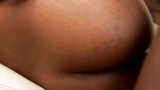 Long butt ebony chick Janae Fox Loves Sucking Off Raw Cock