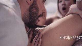 Eighteen eastern Step Daughter Makes Up With Dad - Lulu Chu