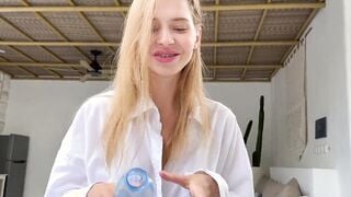 Tea party ended into anal cumshot. First time anal with Californiababe.