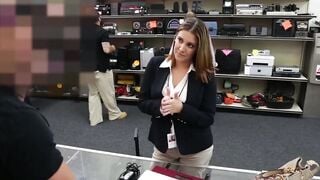 XXX PAWN - Foxy Business Lady Gets Pounded Into Shop Backroom