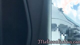 showing me off inside traffic a truck driver recognized me and asked to suck my snatch and the hubby let me