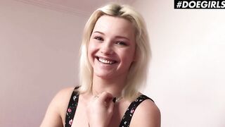 DoeGirls - Gia Ren beauty Spanish Performer Makes Her Twat Cream From Extreme Vibrator Masturbation At Home