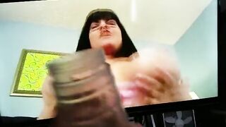 Hear Him Moan While Watching Huge Tit Mom, Guranteed to Cum