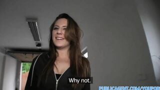 PublicAgent HD Frustrated British housewife gets hard sex inside her garage