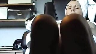 Mother didn't know about a concealed camera under the desk