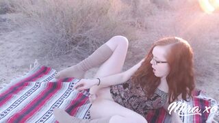 Mira_xo 19 yo y/o Outdoor/Desert Solo Masturbation