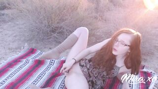 Mira_xo 19 yo y/o Outdoor/Desert Solo Masturbation