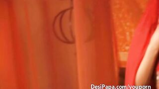 Punjab sex clip of Beauty Punjab bimbos inside traditional Indian saree stripping nude bigtits exposed rubbing her juicy bald soak twat