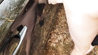 two Oldies - Public Vehicle Sex and Outdoors Forest Fuck/Blowjob with multi Cum
