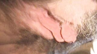 Unshaved Soak MILF's Vagina Pulsating Orgasms