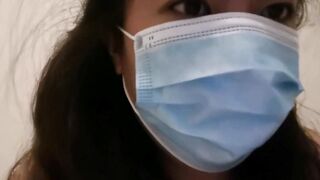 Solo amateur pinay MelanieQuezon long dick worship with face mask