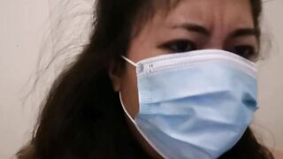 Solo amateur pinay MelanieQuezon long dick worship with face mask