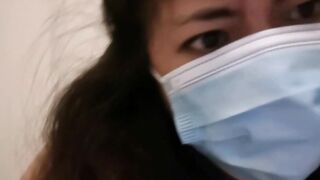 Solo amateur pinay MelanieQuezon long dick worship with face mask