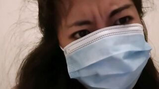 Solo amateur pinay MelanieQuezon long dick worship with face mask