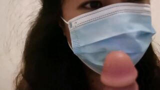 Solo amateur pinay MelanieQuezon long dick worship with face mask