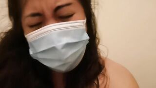 Solo amateur pinay MelanieQuezon long dick worship with face mask