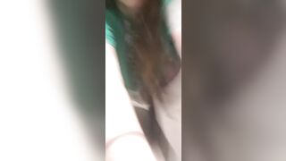 Petite Babe Gets Bored While Brushing Her Teeth And Wants To Squirt.