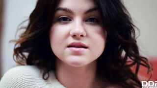 Inked & pierced Russian teenagers Alice Smack masturbates inside solo sex film