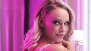 Desires Emma Hix as she teases you wearing her white underwear