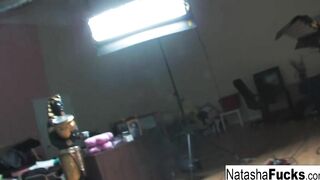 Natasha Nice into a Halloween solo!