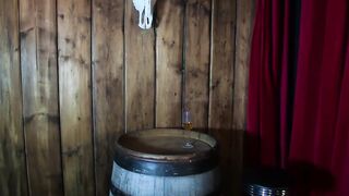 Tight-Leather Over a Barrel