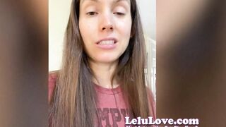 Private pornstar behind the porn scenes life w/ facial creampie flashing sex toy fun pregnancy belly & lots more... - Lelu Love