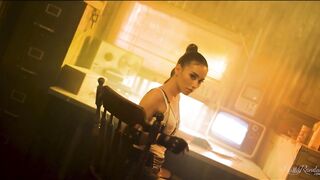 Slender bimbos Aria Lee bares all to offer you some actions