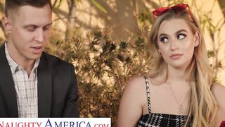Sensual America - Blake Blossom gets her tight pink cunt boned