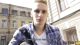 TUTOR4K Smart dude fucks swindler who pretended to be his new tutor