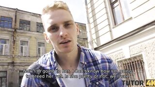 TUTOR4K Smart dude fucks swindler who pretended to be his new tutor