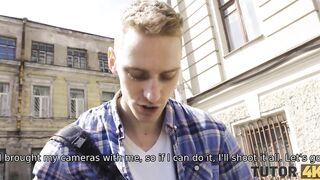 TUTOR4K Smart dude fucks swindler who pretended to be his new tutor