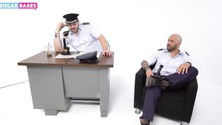 Sugarbabestv : Greek Police officer fucks dark hair long hooters chick