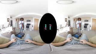 VRHUSH Big Boobed african lover Jenna Foxx wants 1 last nailed