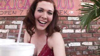 Red Haired MILFs like Mae can't resist a African Man's Dick