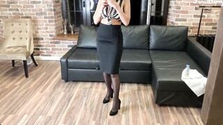 Playful Secretary FeralBerryy seduced her boss