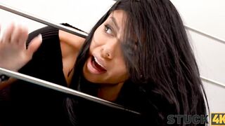 STUCK4K Cleaning the house ended with passionate fucked for a stunner