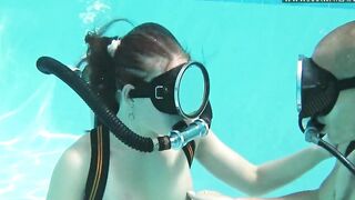 Swimming pool hardcore sex and orgasms of Minnie Manga