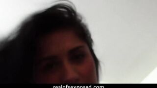Cute Dark Haired Giselle Marie Gets Fucked And Creampie