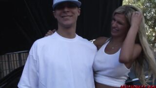 Our boy fucks the hell out of Kendall Brooks and her Massive Breasts