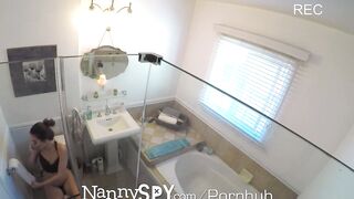 NANNYSPY Vulgar Girls Performance Off Fellatio Game